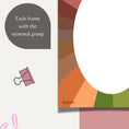 Load image into Gallery viewer, 12 Seasonal Color Analysis Frames for Consultations - wearitmilano
Personalized color frames