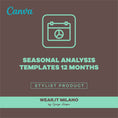 Load image into Gallery viewer, 12 Seasonal Color Analysis Portfolio (Editable Version) - wearitmilano