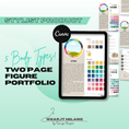Load image into Gallery viewer, 4 Seasonal Color Analysis Editable Canva Template - wearitmilano