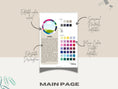 Load image into Gallery viewer, 4 Seasonal Color Analysis Editable Canva Template - wearitmilano