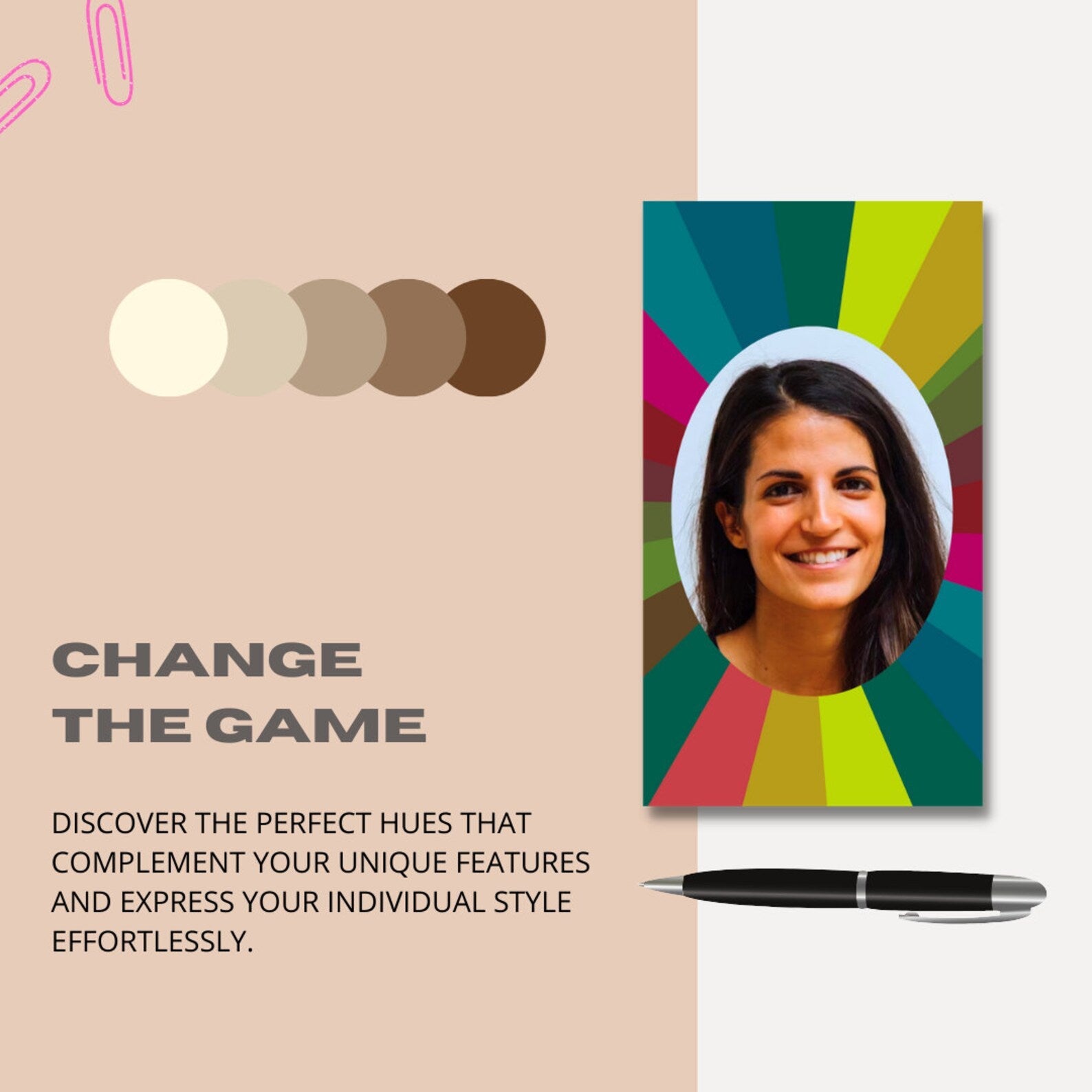 Custom Seasonal Color Palette - wearitmilano Custom color analysis guide