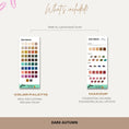 Load image into Gallery viewer, DARK AUTUMN Color and Makeup Palette - wearitmilano