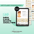 Load image into Gallery viewer, Men's Face Shape Portfolio Bundle (Editable Version) - wearitmilano