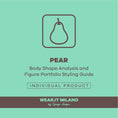 Load image into Gallery viewer, Pear Figure Portfolio - wearitmilano