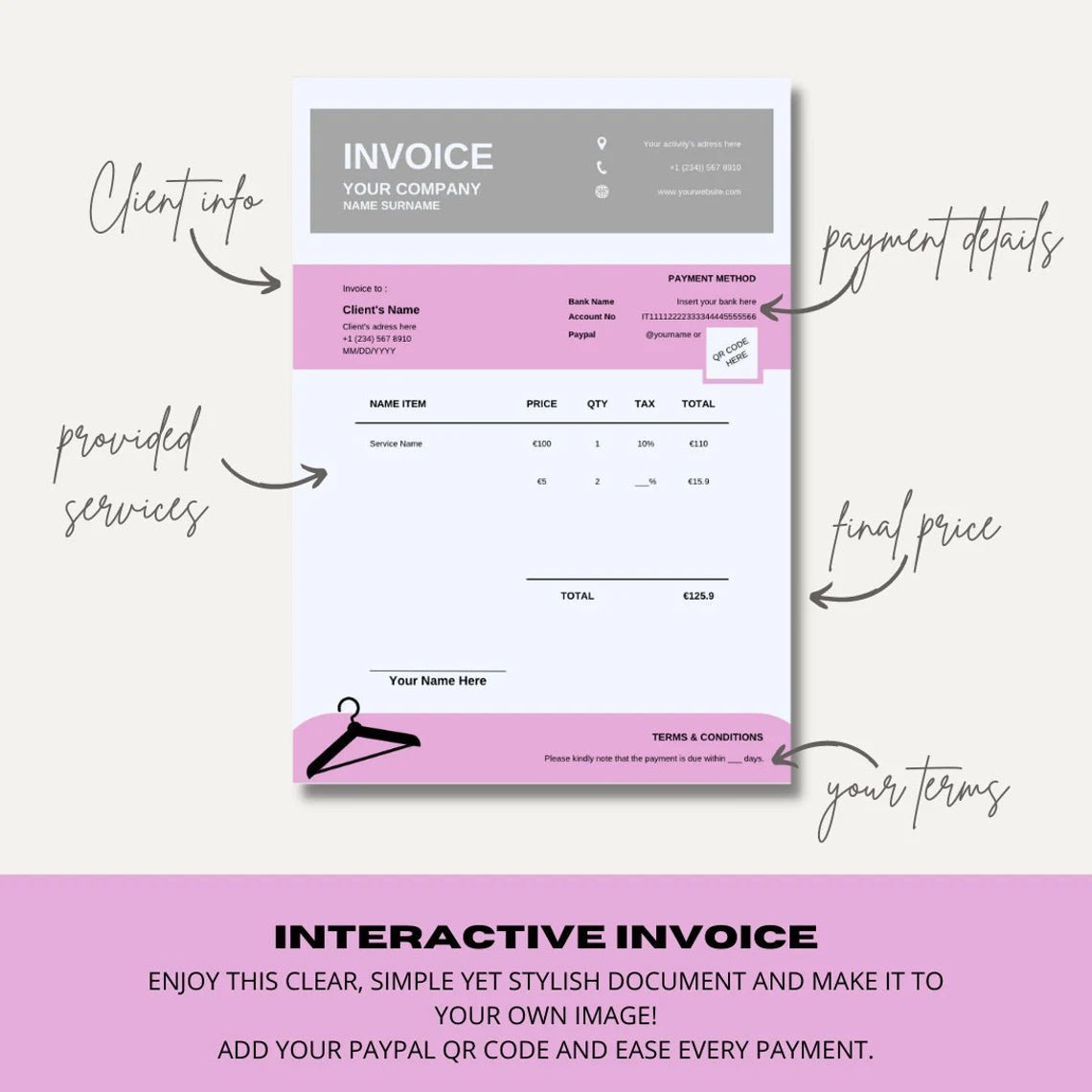business template