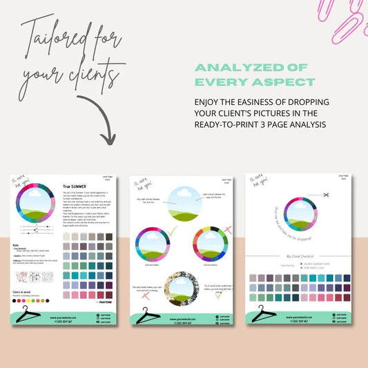 Summer Subgroups Seasonal Color Portfolio (Editable Version) - wearitmilano