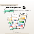 Load image into Gallery viewer, TRUE WARM SPRING Color and Makeup Palette - wearitmilano