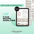 Load image into Gallery viewer, Women's Face Shape Analysis Portfolio Bundle (Editable Version) - wearitmilano