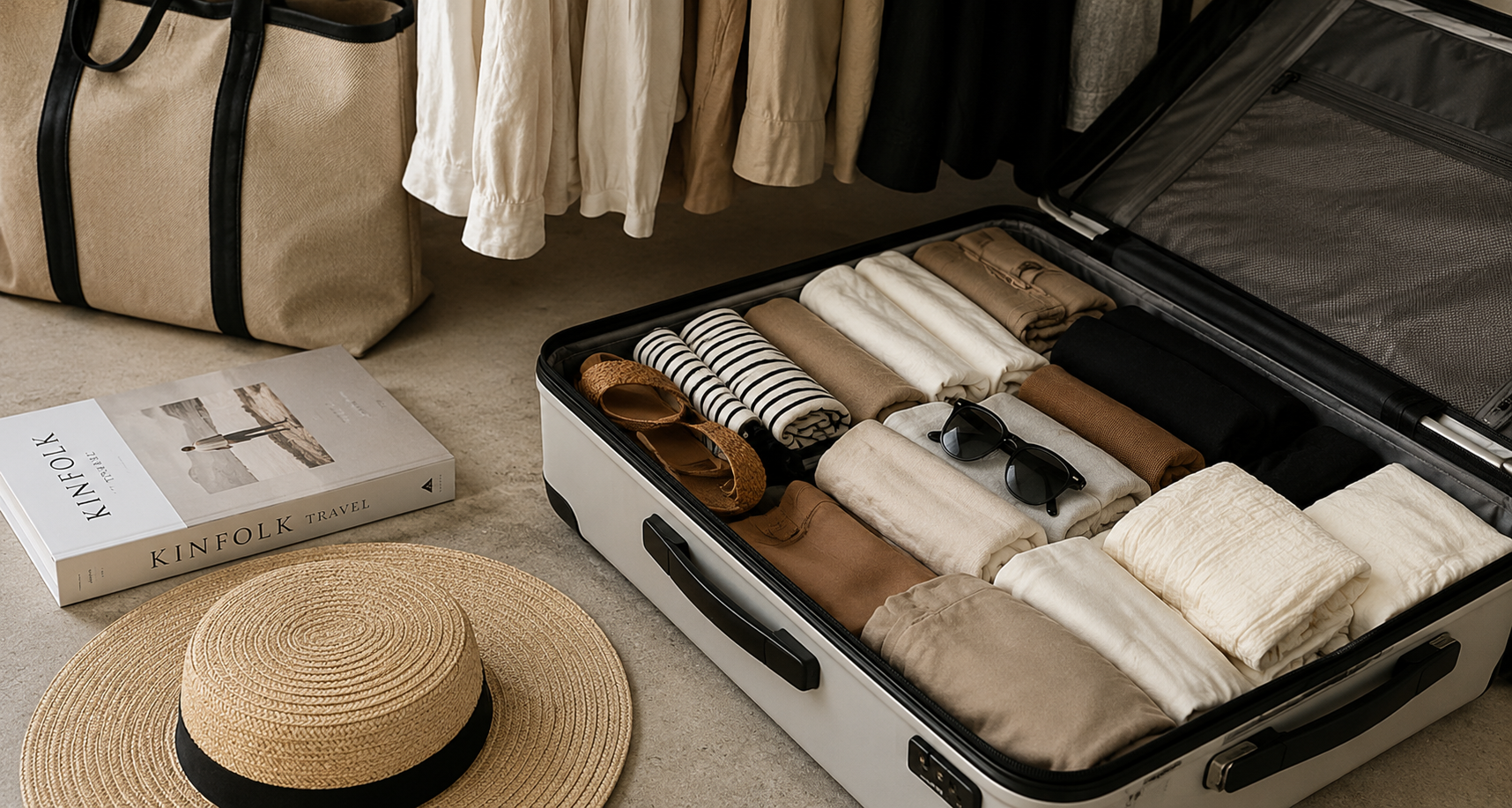 The Best Weekend Travel Suitcase Hack? Think Like a Stylist
