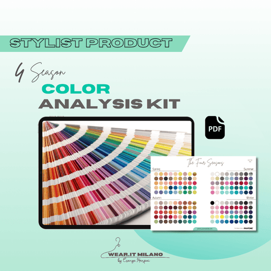 4 Seasonal Color Palettes Consultation Kit (PDF Version) - wearitmilano