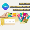 Load image into Gallery viewer, 4 Seasons Editable Business Card - wearitmilano
