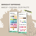 Load image into Gallery viewer, BRIGHT SPRING Color and Makeup Palette - wearitmilano
