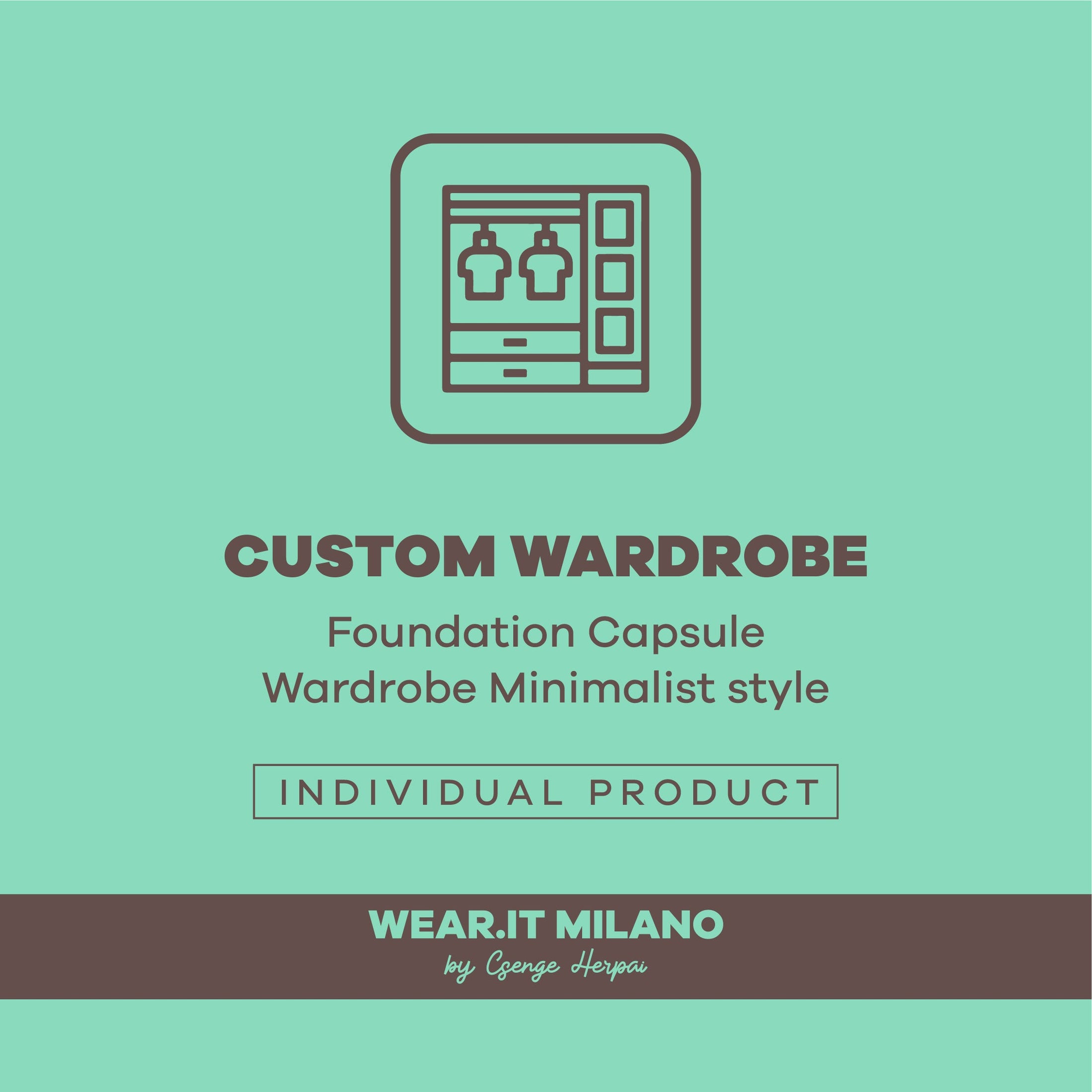 Custom Wardrobe Foundation - wearitmilano
Personalized closet essentials list