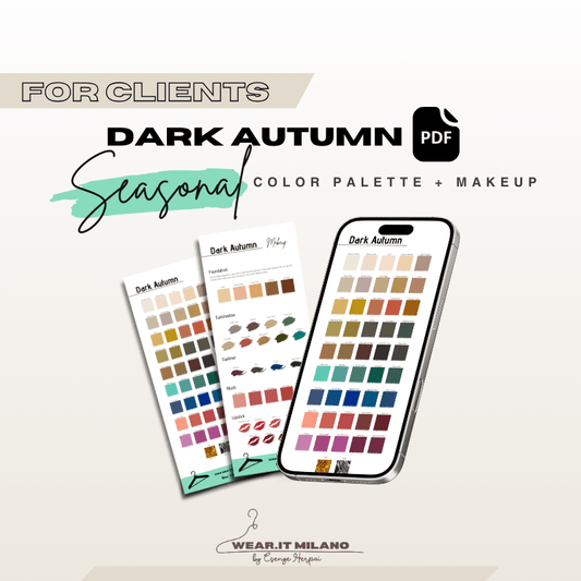 DARK AUTUMN Color and Makeup Palette - wearitmilano