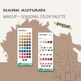 Load image into Gallery viewer, DARK AUTUMN Color and Makeup Palette - wearitmilano
