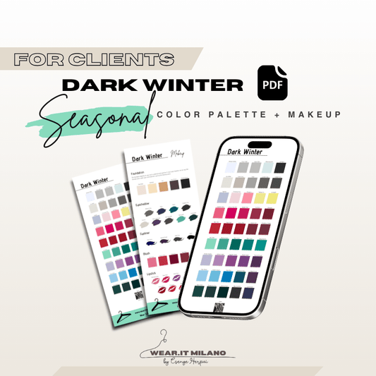 DARK WINTER Color and Makeup Palette - wearitmilano