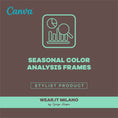 Load image into Gallery viewer, Virtual Seasonal Color Analysis and Personalized Color Palette
