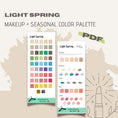 Load image into Gallery viewer, LIGHT SPRING Color and Makeup Palette - wearitmilano
