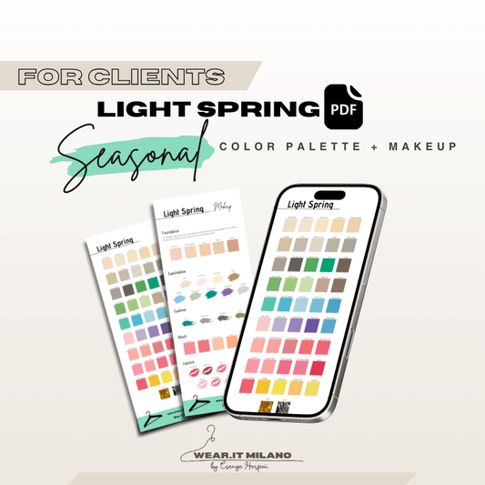 LIGHT SPRING Color and Makeup Palette - wearitmilano