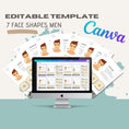 Load image into Gallery viewer, Men's Face Shape Portfolio Bundle (Editable Version) - wearitmilano
