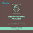 Load image into Gallery viewer, Men's Face Shape Portfolio Bundle (Editable Version) - wearitmilano
