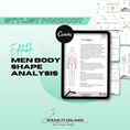 Load image into Gallery viewer, Men's Figure Analysis Portfolio Bundle (Editable Version) - wearitmilano
Male body type analysis guide for fashion consultants.
