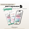 Load image into Gallery viewer, SOFT SUMMER Color and Makeup Palette - wearitmilano
