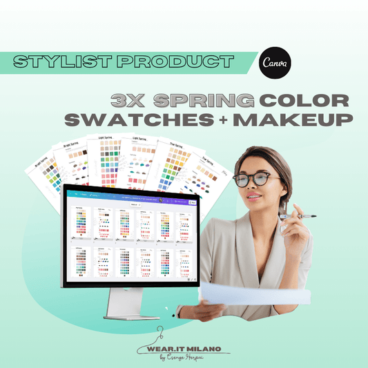 Spring Subgroups Color and Makeup Palettes (Editable Version) - wearitmilano