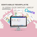 Load image into Gallery viewer, Spring Subgroups Color and Makeup Palettes (Editable Version) - wearitmilano
