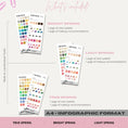 Load image into Gallery viewer, Spring Subgroups Color and Makeup Palettes (Editable Version) - wearitmilano
