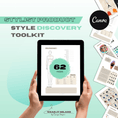 Load image into Gallery viewer, Style Discovery Editable Canva Template for Fashion Stylists Work toolkit Personal Style Definition Clothing Guide Kit Documentation - wearitmilano
