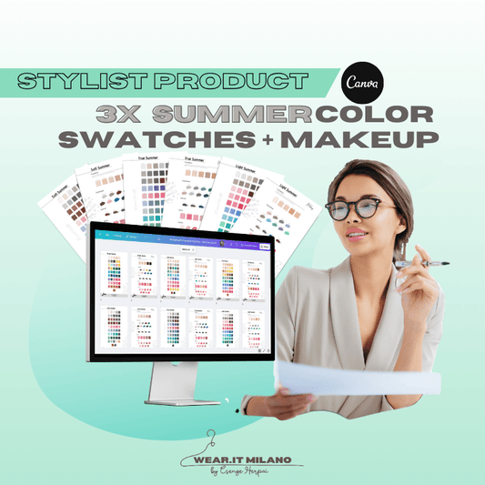 Summer Subgroups Color and Makeup Palettes (Editable Version) - wearitmilano