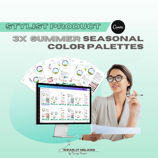 Summer Subgroups Seasonal Color Portfolio (Editable Version) - wearitmilano