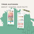 Load image into Gallery viewer, TRUE AUTUMN Color and Makeup Palette - wearitmilano
