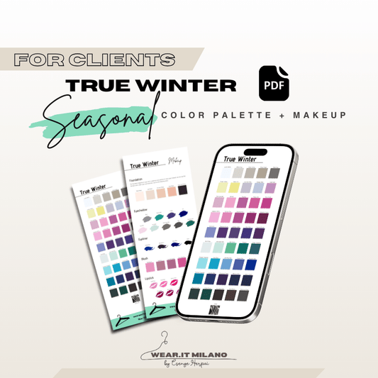 TRUE WINTER Color and Makeup Palette - wearitmilano