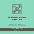 Load image into Gallery viewer, Virtual Seasonal Color Analysis - wearitmilano
