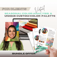 Load image into Gallery viewer, Virtual Seasonal Color Analysis and Personalized Color Palette - wearitmilano
Tailored style analysis PDF
